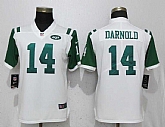 Women Nike Jets 14 Sam Darnold White Vapor Untouchable Limited Jersey,baseball caps,new era cap wholesale,wholesale hats